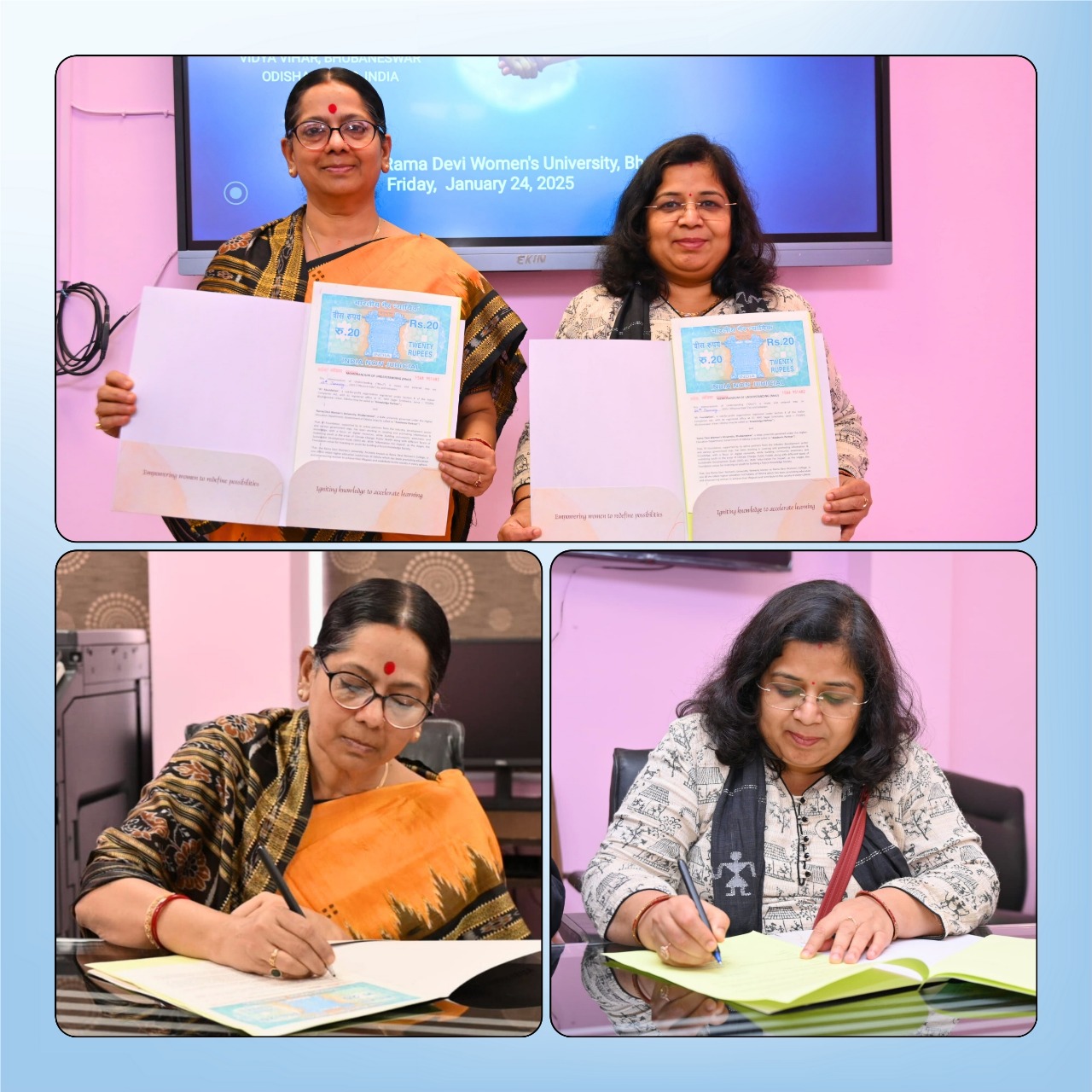IFI Foundation and Rama Devi Women’s University (RDWU) Sign MoU