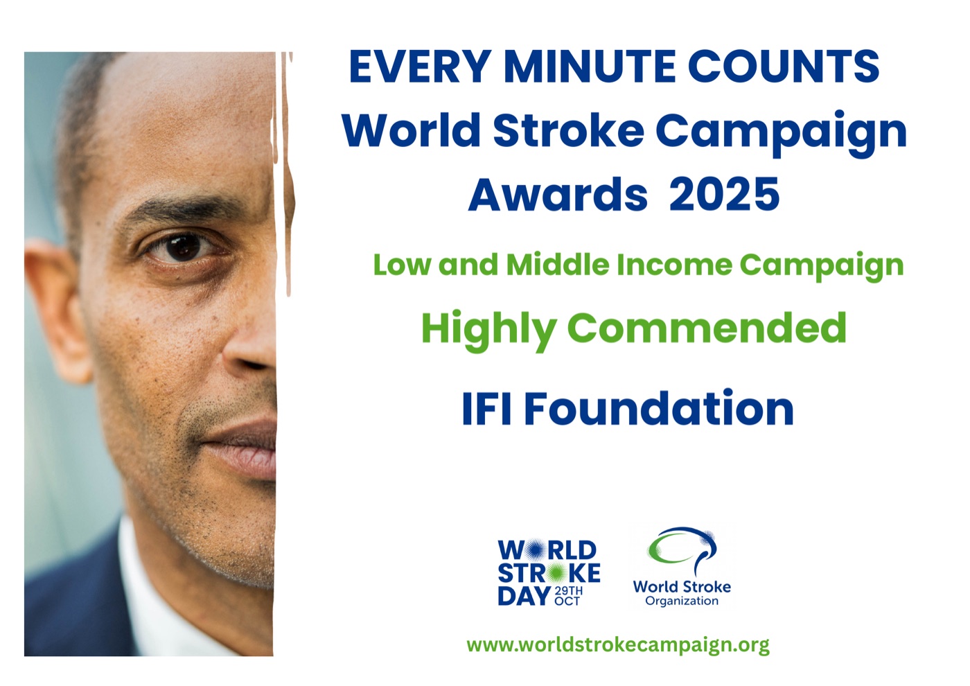 World Stroke Organization Highly Commended Award for IFI Foundation, World Stroke Day 2025